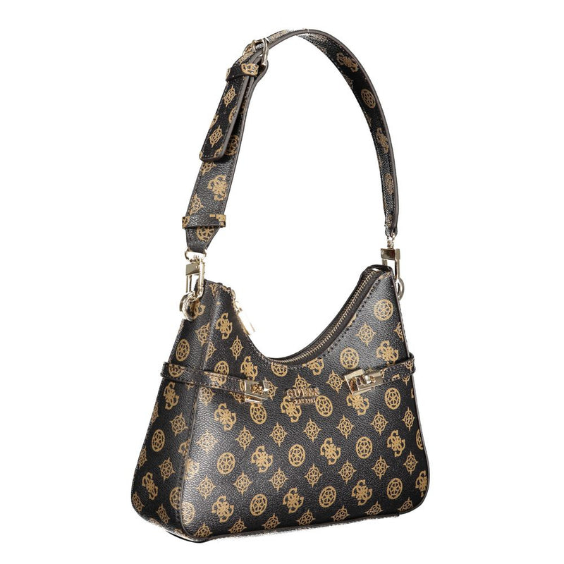 Guess Jeans Brown Polyethylene Handbag