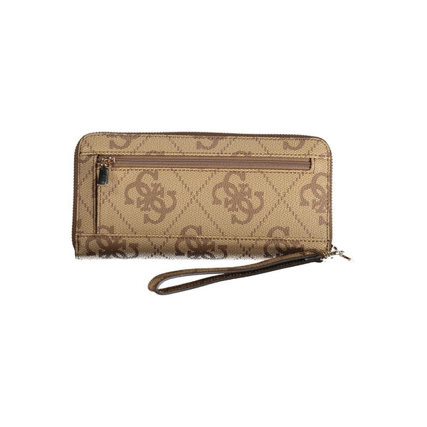 Guess Jeans Beige Polyethylene Wallet