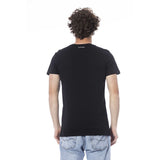 Trussardi Beachwear Black Cotton T-Shirt