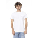 Trussardi Beachwear White Cotton T-Shirt