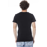 Trussardi Beachwear Black Cotton T-Shirt