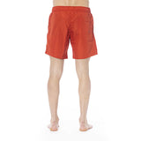 Trussardi Beachwear Red Polyester Swimwear