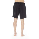 Trussardi Beachwear Black Polyester Swimwear