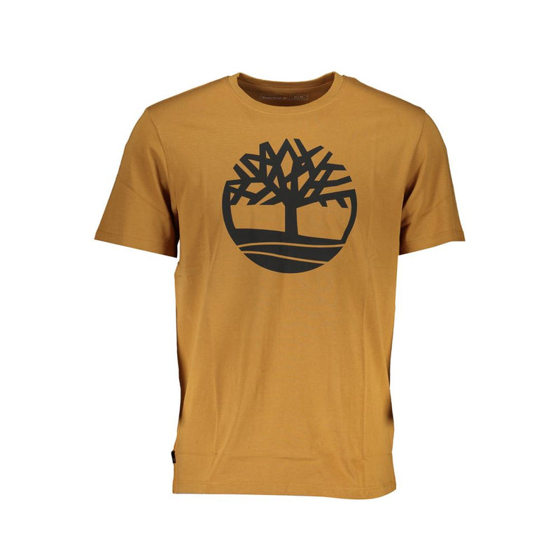 Timberland Brown Cotton T-Shirt