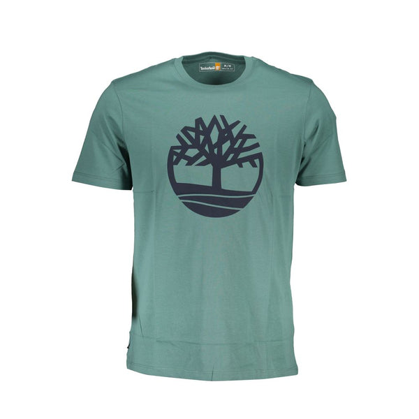 Timberland Green Cotton T-Shirt