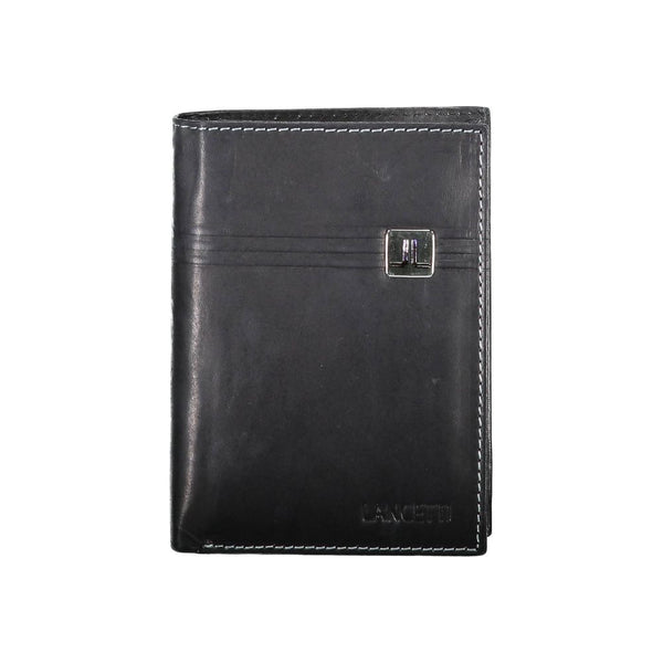 Lancetti Black Leather Wallet