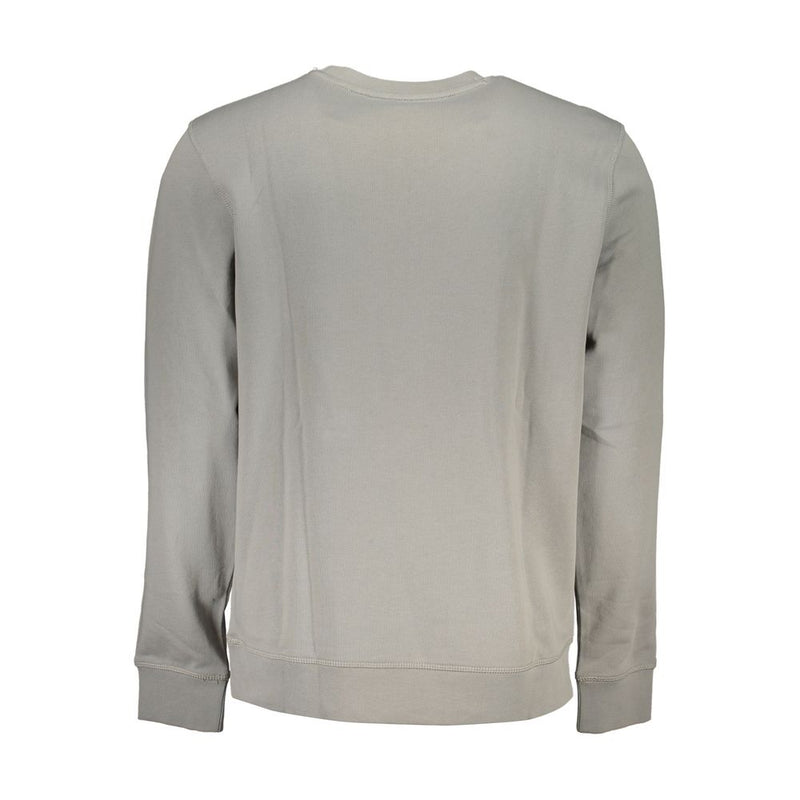 Hugo Boss Gray Cotton Sweater