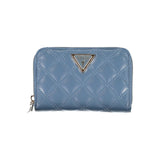 Guess Jeans Blue Polyethylene Wallet