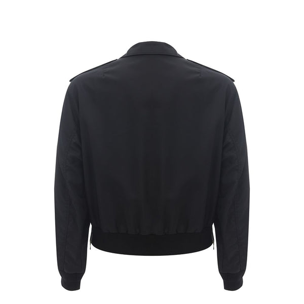 Dolce & Gabbana Elegant Black Polyamide Jacket for Men