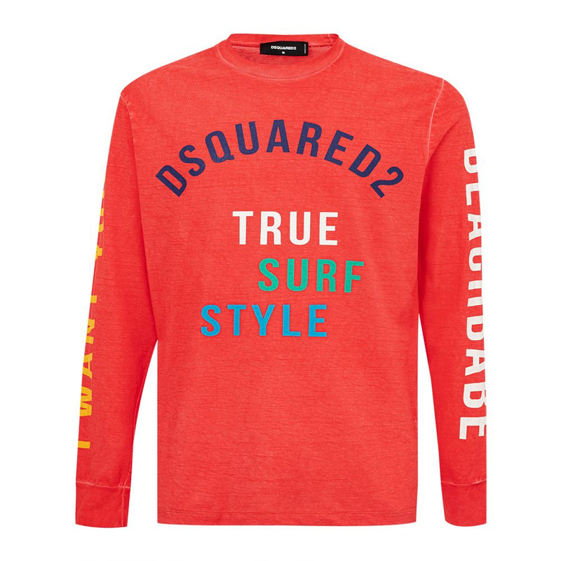 Dsquared² Red Cotton T-Shirt