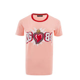 Dolce & Gabbana Elegant Pink Cotton Top