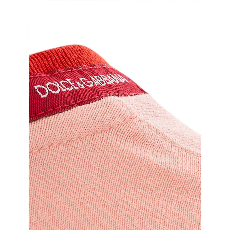 Dolce & Gabbana Elegant Pink Cotton Top