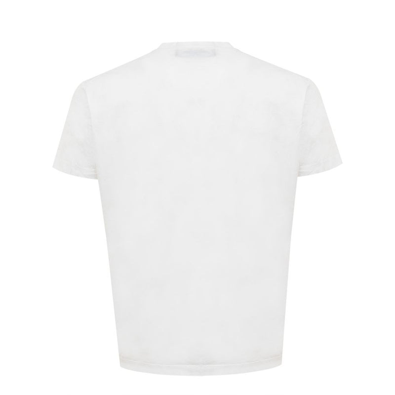 Dsquared² Sleek White Cotton Tee for Men