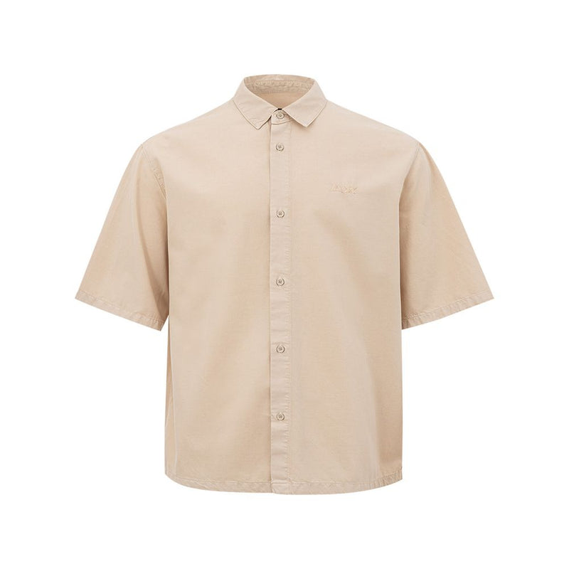 Armani Exchange Elegant Beige Men's Fashion Shirt