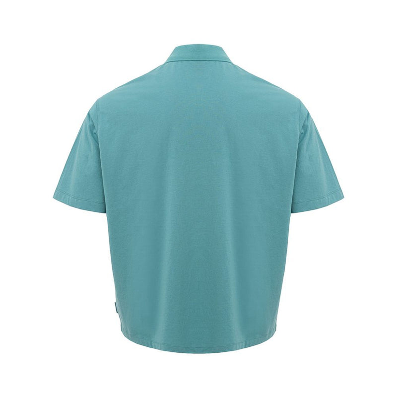 Armani Exchange Chic Light Blue Cotton Polo Shirt