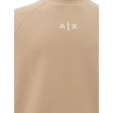 Armani Exchange Beige Cotton Sweater for Men