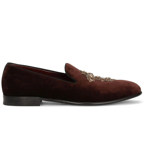 Dolce & Gabbana Red Cotton Loafer