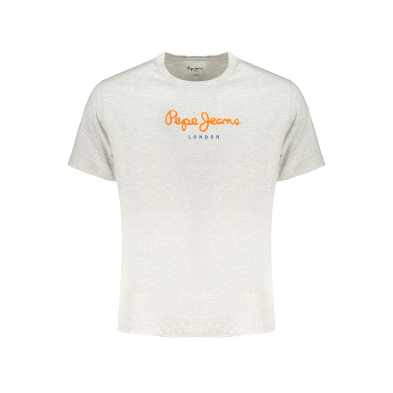 Pepe Jeans Gray Cotton T-Shirt