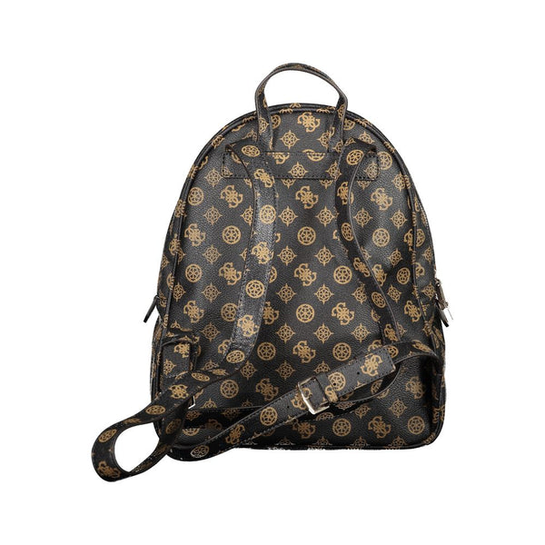 Guess Jeans Brown Polyethylene Backpack