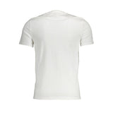 Guess Jeans Elegant V-Neck Slim White Tee