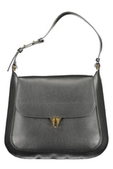 Coccinelle Elegant Leather Shoulder Bag with Turn Lock Closure