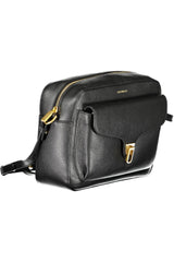 Coccinelle Elegant Black Leather Shoulder Bag