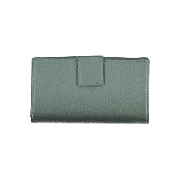 Coccinelle Elegant Green Leather Double Wallet