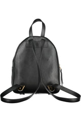 Coccinelle Elegant Black Leather Backpack