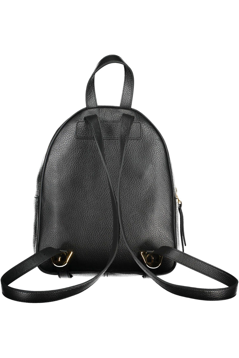 Coccinelle Elegant Black Leather Backpack