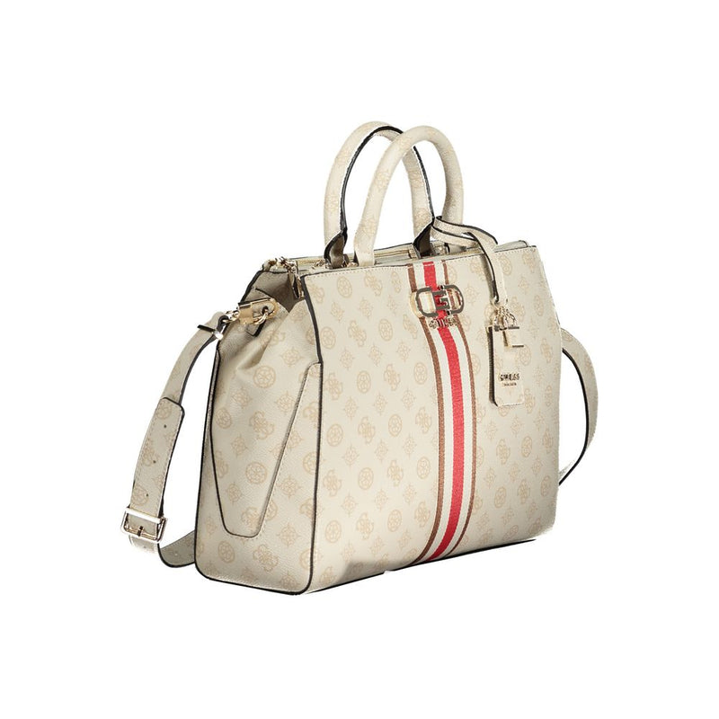 Guess Jeans Beige Polyethylene Handbag