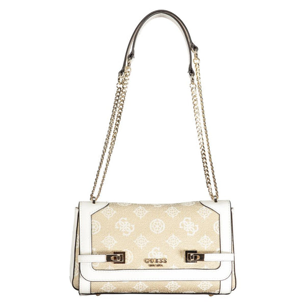 Guess Jeans White Cotton Handbag