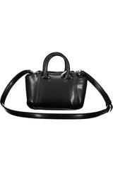 Guess Jeans Chic Black Contrasting Detail Tote Bag