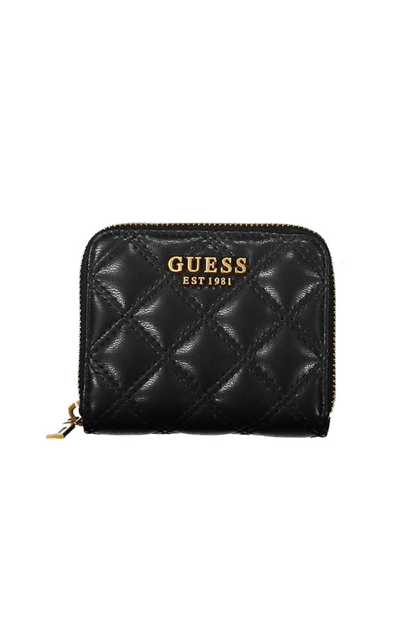 Guess Jeans Chic Black Wallet with Contrasting Details