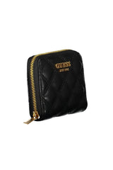 Guess Jeans Chic Black Wallet with Contrasting Details