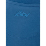 Brioni Blue Cotton T-Shirt