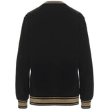 Dolce & Gabbana Black Cotton Sweater