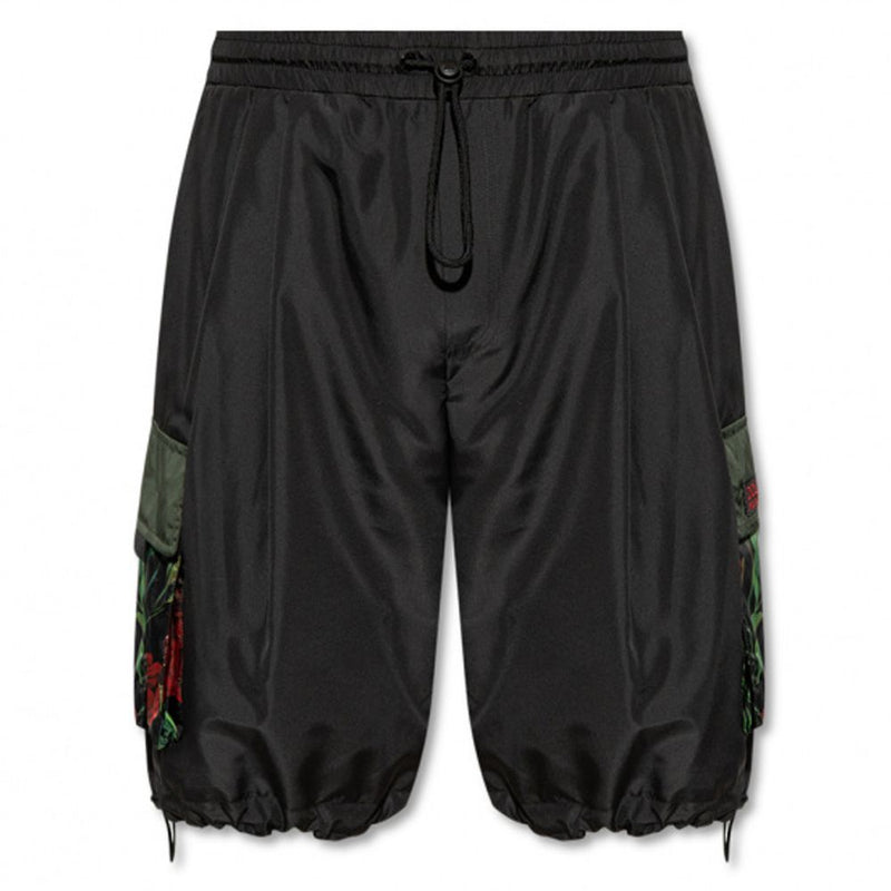 Dolce & Gabbana Black Polyester Short