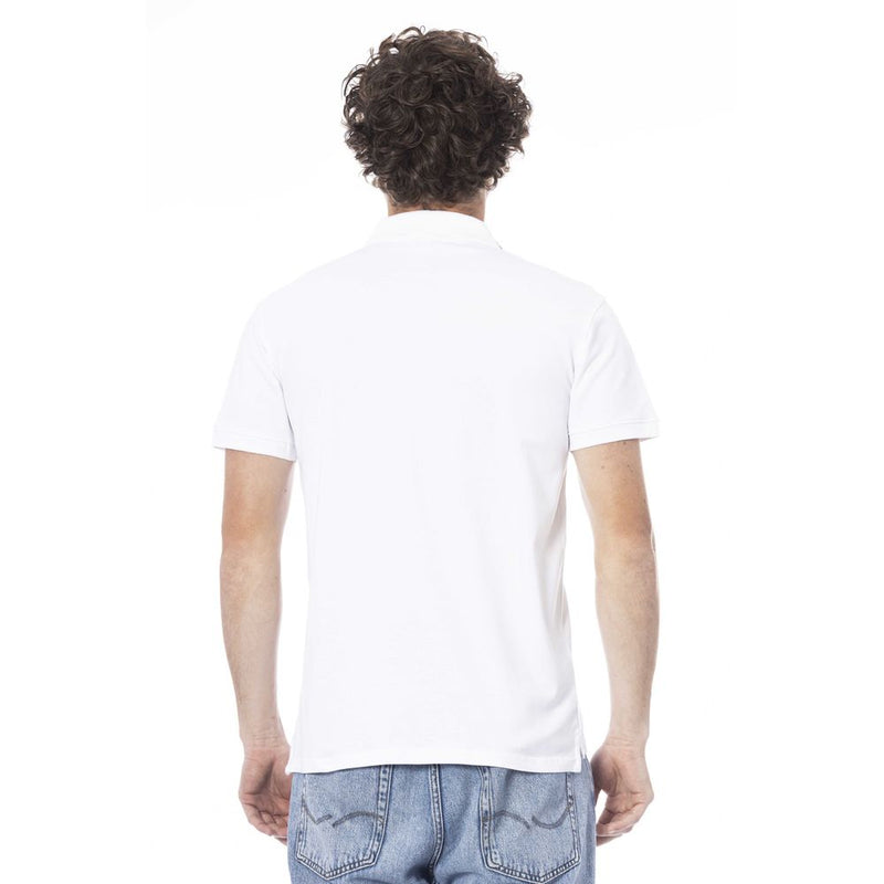 Iceberg White Cotton Polo Shirt