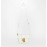 Chiara Ferragni White Fabric Crossbody Bag