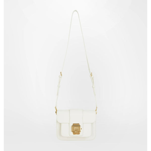 Chiara Ferragni White Fabric Crossbody Bag