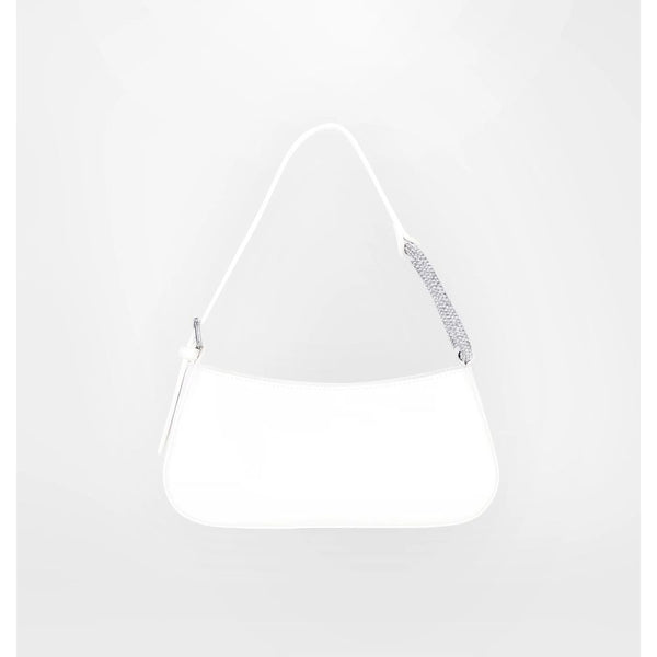 Chiara Ferragni White Fabric Shoulder Bag