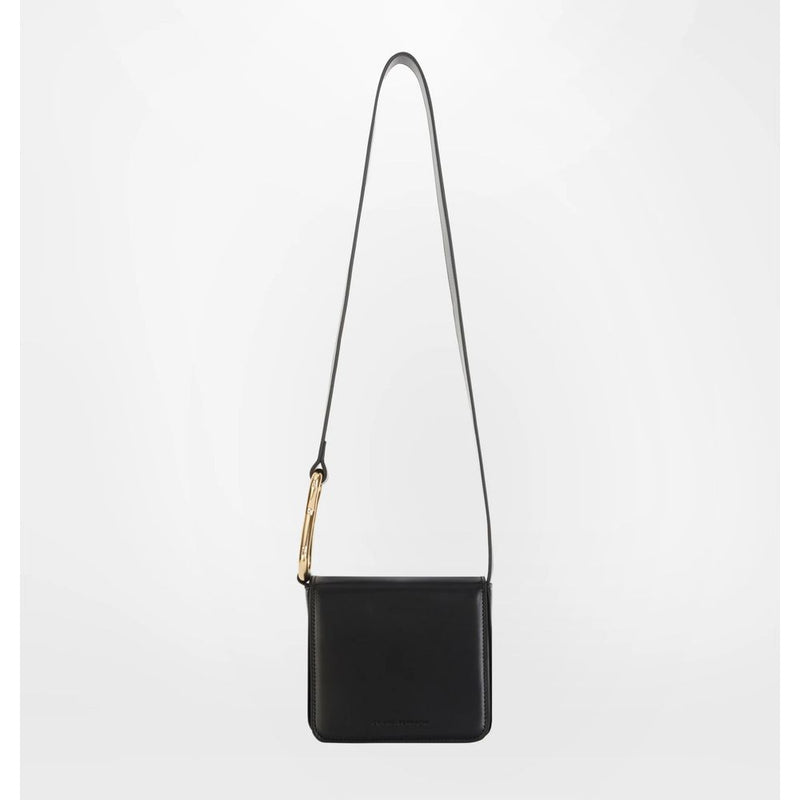 Chiara Ferragni Black Fabric Crossbody Bag