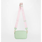 Chiara Ferragni Green Fabric Crossbody Bag