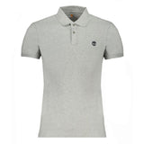 Timberland Gray Cotton Polo Shirt