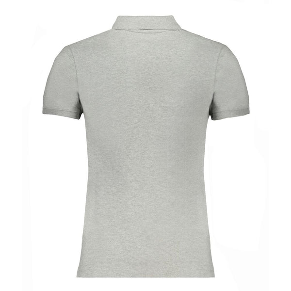 Timberland Gray Cotton Polo Shirt